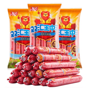 正品双汇王中王火腿肠240g整袋装优级猪肉肠即食零食炒菜常备