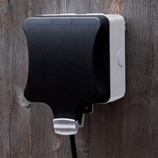 初设室内户外防水防雨防晒面板明装漏电保护充电插座开关防水盒