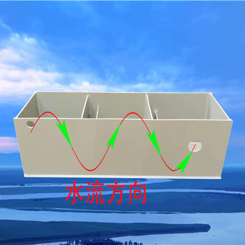 PP塑料板新款小型水族独立式免换水上滤鱼缸龟箱乌龟缸鱼箱过滤盒