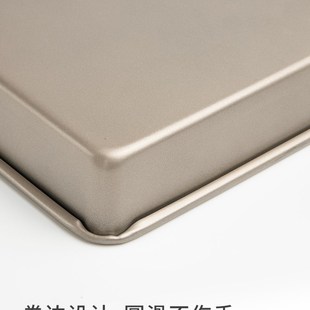 烤盤烤箱家用烘焙工具多功能古早盤蛋糕卷面包餅干長(zhǎng)方形不粘模具
