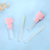 指甲锉纳米玻璃婴儿指甲抛光条磨甲砂条亮甲锉刀美甲工具打磨磨砂
