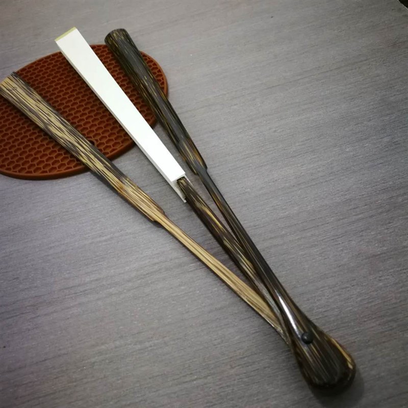 7寸95寸老料棕竹文玩折扇全芯棕竹扇骨苏工手工水滴头空白宣纸扇