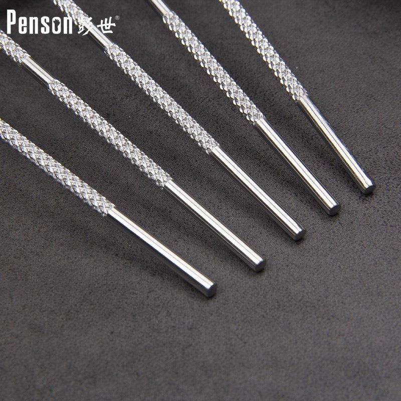 彭世不锈钢柄防滑黄铜头细耳钩采耳工具铜耳勺耵聍钩掏耳朵耳钩针