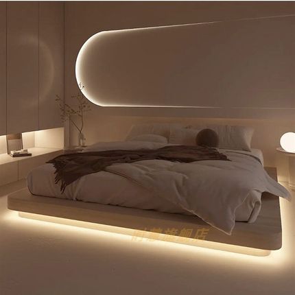 悬空电视柜感应灯带led无线自粘人体感应可充电悬浮床底下氛围灯