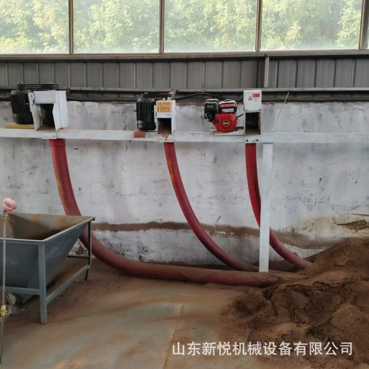 小型螺旋软管输送机抽沙塑料颗粒