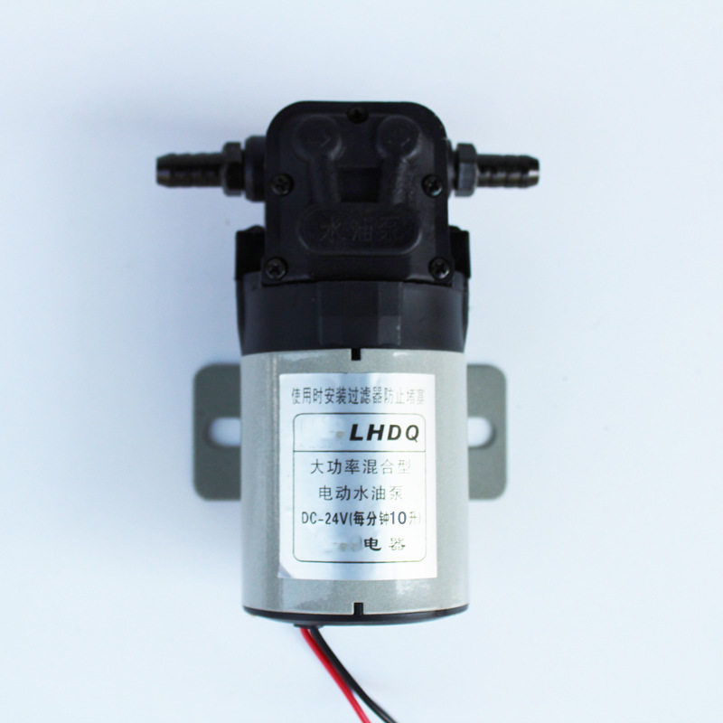 12V24V汽车抽水泵抽油泵 高压电动洗车泵 自吸隔膜泵 微型水泵