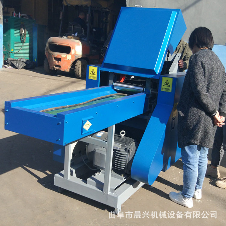 快速切碎废布棉纱纤维碎布机