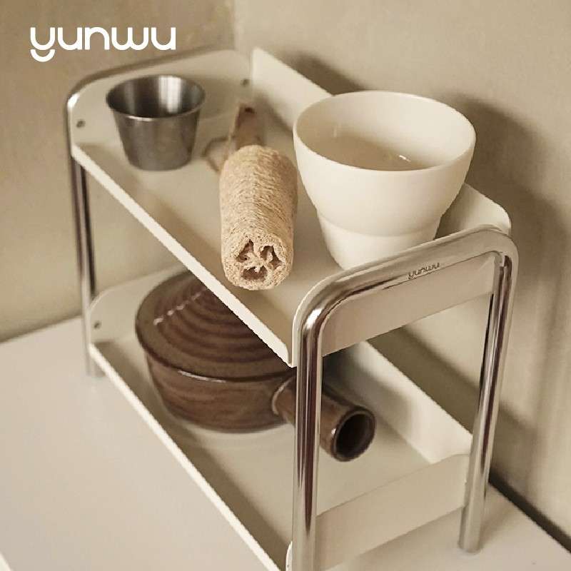 RAMS置物架（大号）桌面置物架收纳架收纳水杯杯架子化妆柜收纳柜