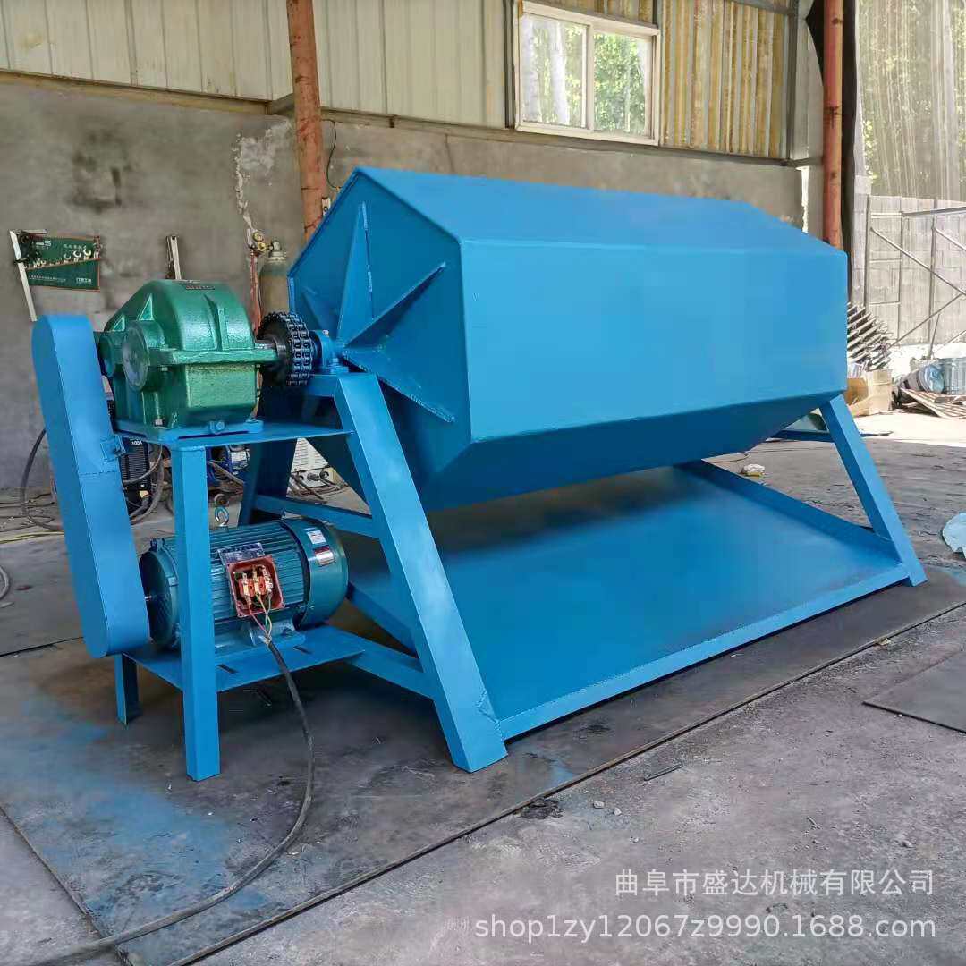 小零件200升滚筒式抛光机 广西梧州石头加水自动清洗研磨机