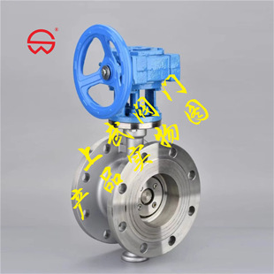 D343W不锈钢法兰硬密封蝶阀