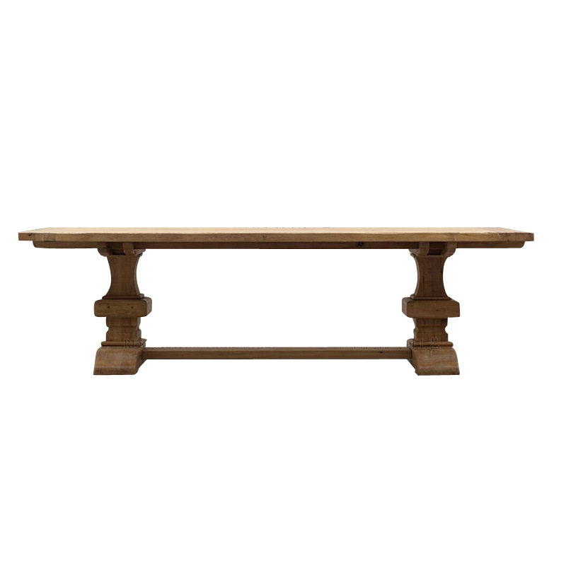 美式乡村黑胡桃木纯实木餐桌 原木大板长桌 欧法式复古做旧工作台,电子元器件市场,电线扎带/束线带,淘宝优惠券,粉丝福利购,淘宝优惠卷