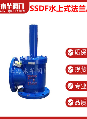 SSDF铸钢水上式底阀法兰底阀水泵升降式底阀