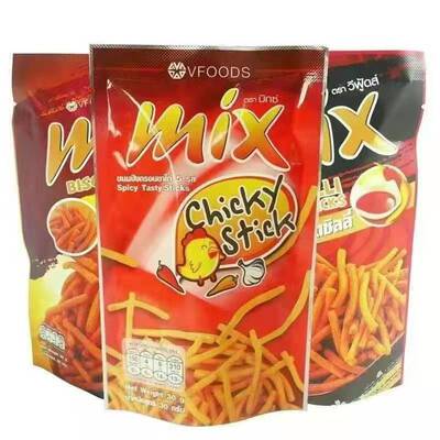 休闲小零食泰国vfoods mix脆脆条脆薯条零食膨化追剧零食薯片