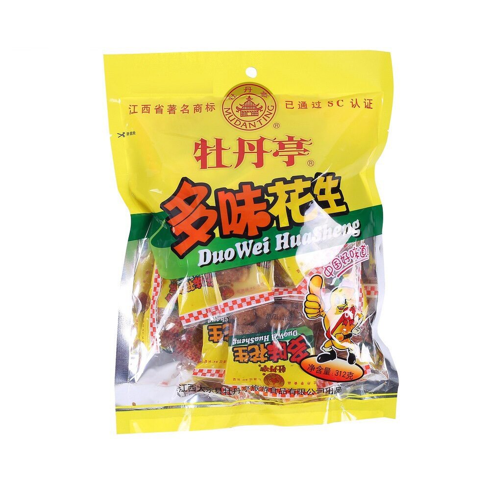 牡丹亭多味花生312G江西赣州特产网红休闲办公室零食小吃年货茶点