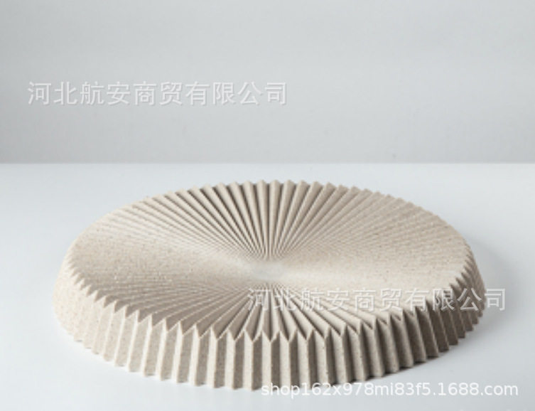 现代简约创意树脂果盘收纳盘装饰盘样板房售楼处桌面软装饰品摆件