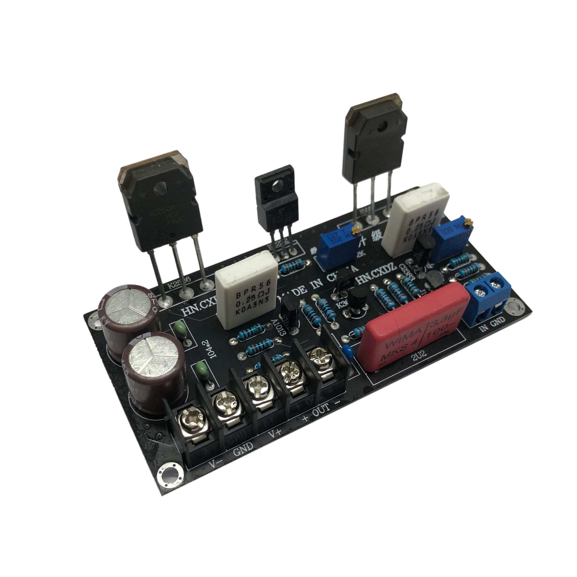 30W直耦 场效应管功放板 纯甲类 发烧级 纯后级 PCB 芯片拆机成品图片