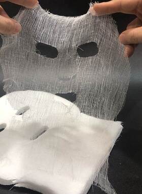 敷面膜用的纱布软膜专用皮肤管理隔离布片护肤面部家用用品美容院