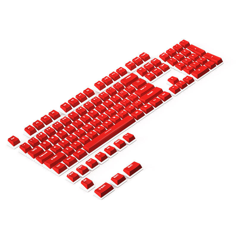 斜面布丁双皮奶果冻键盘键帽PBT