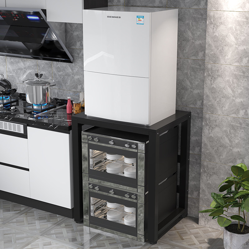 滚筒洗衣机家用阳台置物架上方叠放烘干机架子落地式洗Y碗机收纳