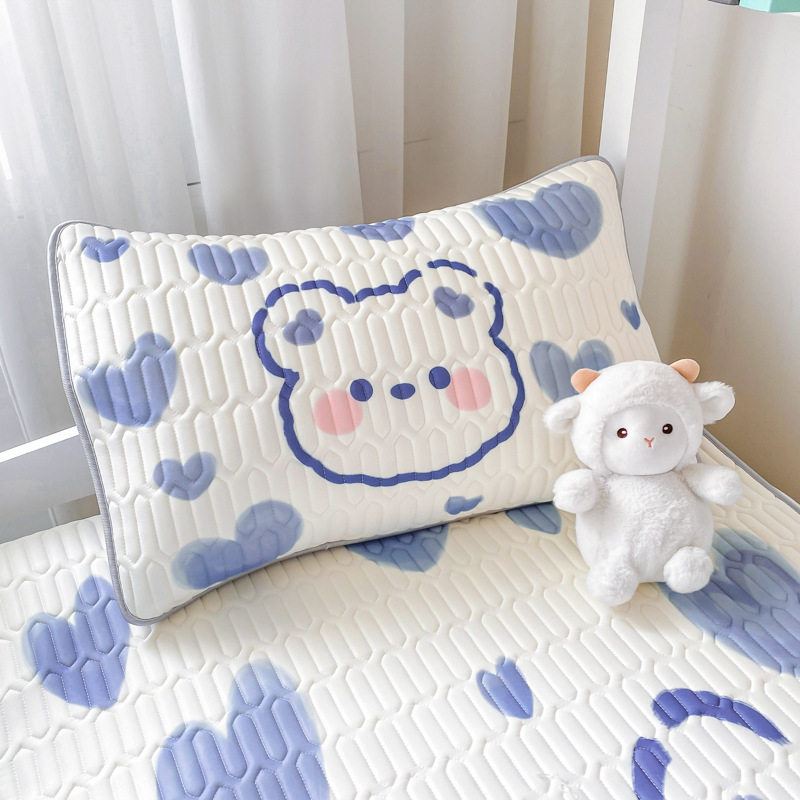 a类学生宿舍乳i胶凉席夏季2023上下铺寝室单人席子卡通夏天空调席,床上用品,学生床品套件,淘宝优惠券,粉丝福利购,淘宝优惠卷