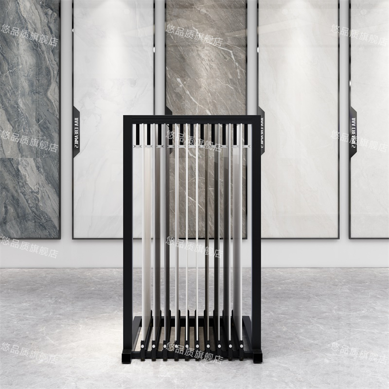 瓷砖展示架推拉大板n地砖样板样品架立式架抽拉式陶瓷石材货架展