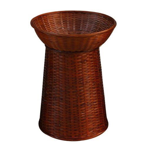 竹编织手工干货水果堆头篮水果篮展示筐J超市蔬菜陈列筐收纳筐大