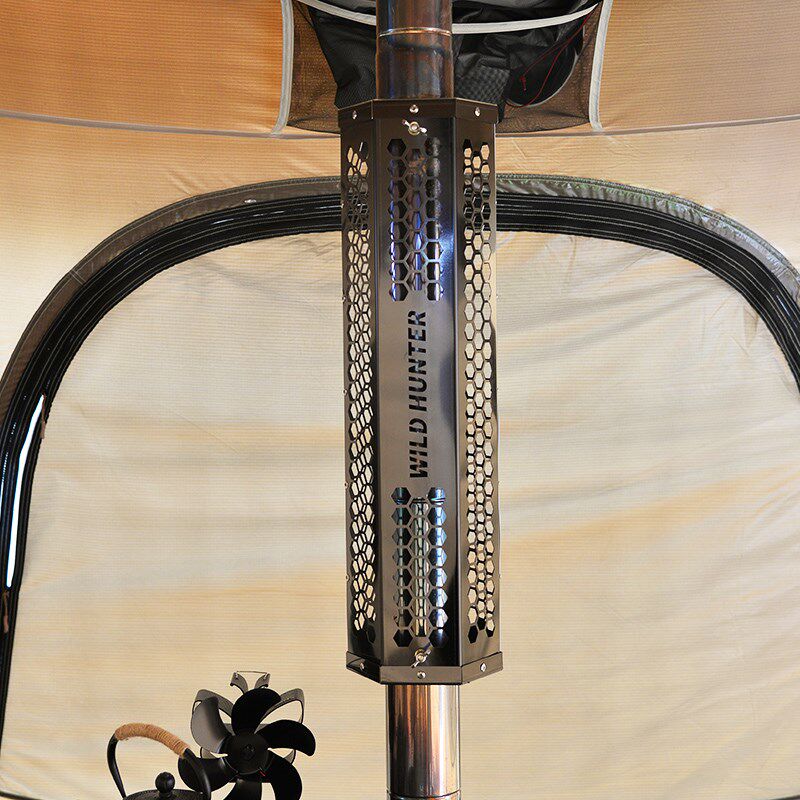 御质户外不锈钢防烫网防护罩帐篷C可拆卸防烫圈柴火炉烟囱隔热网