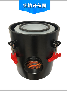 工业粉尘过滤桶4寸F008真空泵过滤总成高压鼓风机Q收集尘DN100订