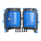 大肚哈夫节大头抢修节PE堵漏器承插口哈E弗节铁管PVC PPR接头堵漏