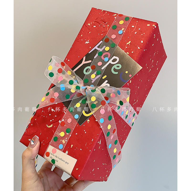 八杯葡萄 耶诞树酒杯手工高硼硅耐热玻璃创意礼物V小众节日送礼包