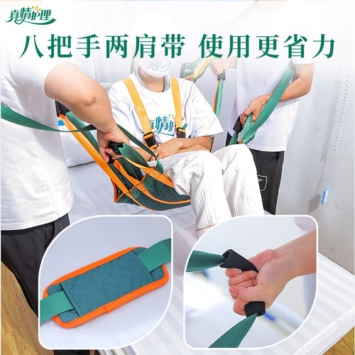 医用软担架抬人上楼用简易折叠床便携式家用上车担V架上下楼梯神