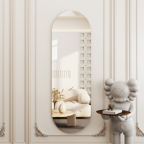 全身穿衣镜d子衣柜内装贴柜门粘贴镜家用贴墙自粘免打孔壁挂玻璃