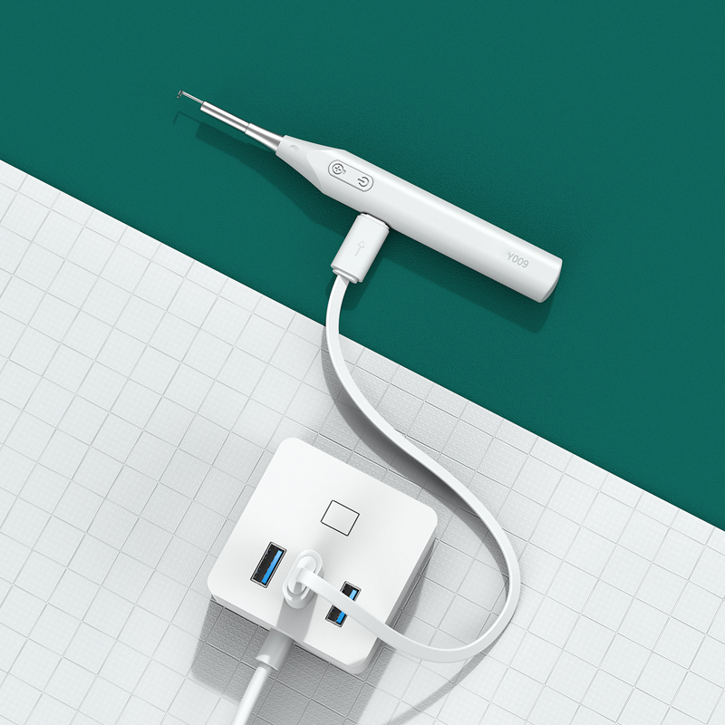 手机数码掏耳勺可视采耳工具w耳道清洁器抠挖耳浊清理器发光掏耳