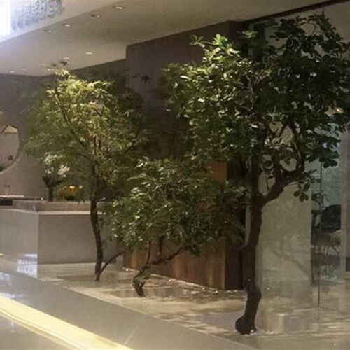仿真大树 假树 仿真o榕树大型 植物客厅发财树 实木树干装饰定做