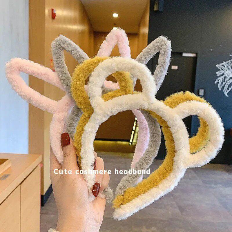 冬季地推活动引流小礼品实用创z意毛绒发箍开业宣传赠送女生小礼