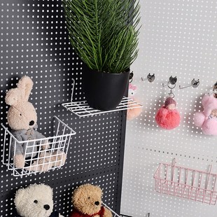 小吾立式洞洞板置物架落地衣柜改造顶天立K地免打孔收纳架万能隔