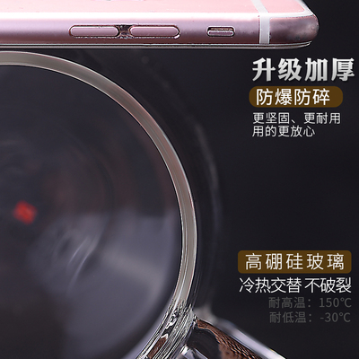 公道杯茶海茶漏套装加厚耐高温玻璃D茶具配件分茶器不锈钢滤网公