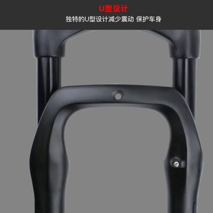 山地自行车雪地车前叉避震气叉 26寸肩控线控可调锁死Z沙滩车肥胖