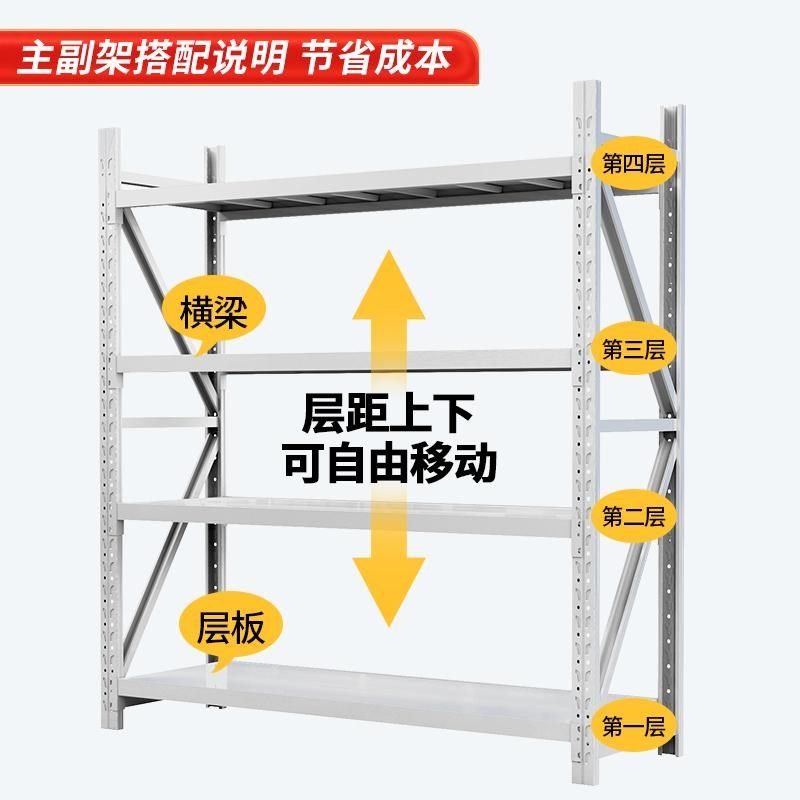 武汉仓储货架多层仓库置物架库房储物重型超强承重U快递货架展示图片