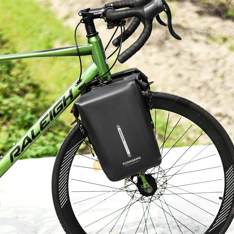 全防水自行车前叉包6oL山地公路车架包骑行包自带支架便捷拆卸挂