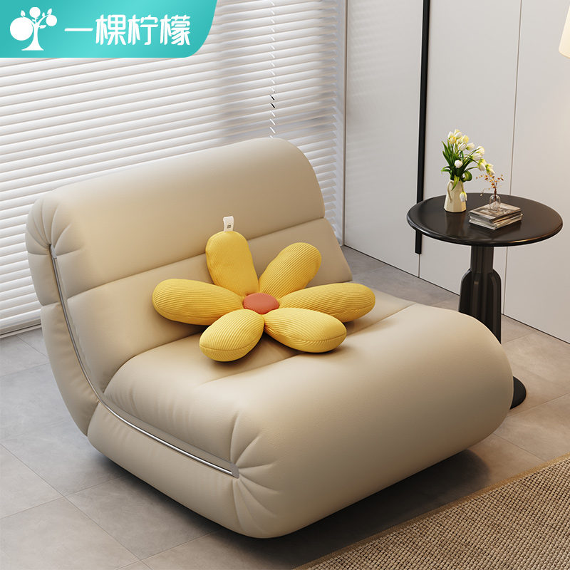 速发摇摇椅躺椅家用懒舒沙发人适可躺客厅奶油风秋冬季轻奢单人沙