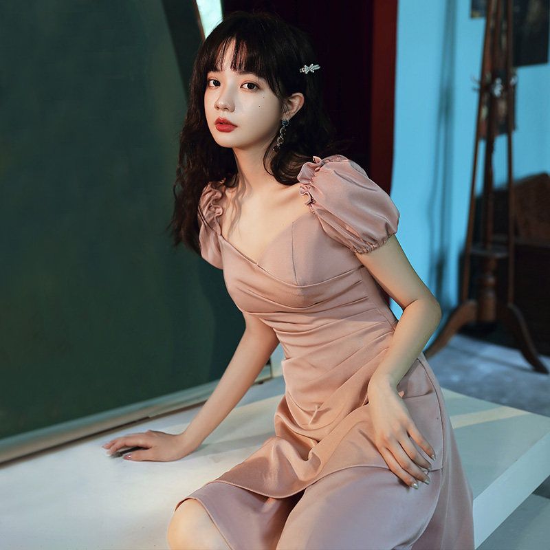 速发洋装小礼服202短新1宴会气质款款小个子连衣裙平时可穿伴娘服