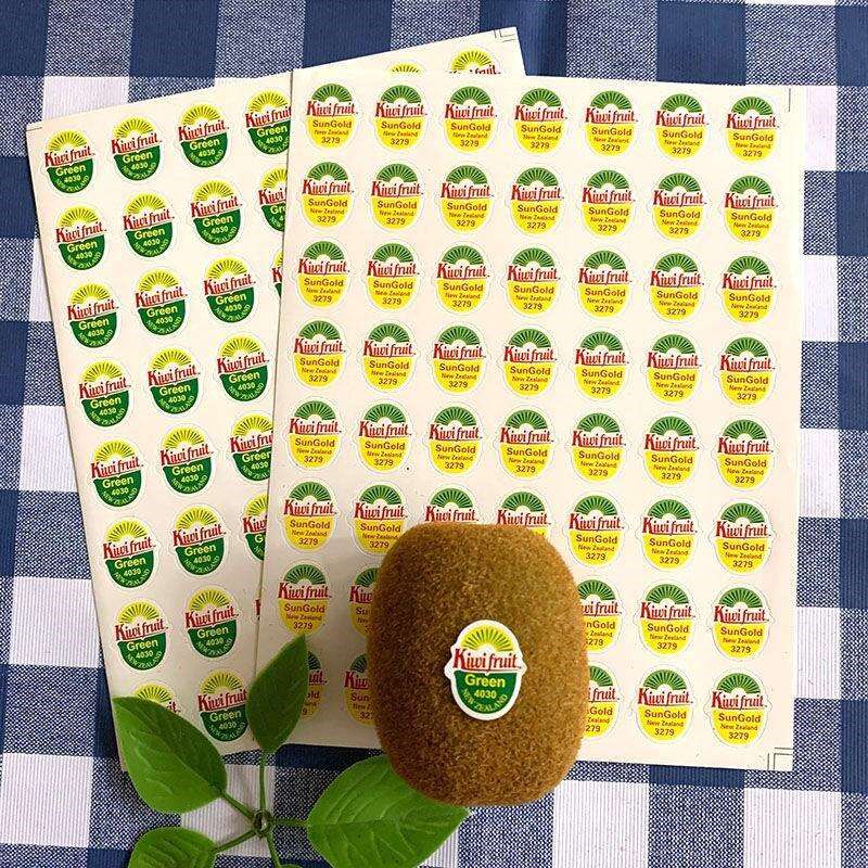 速发佳沛金果绿果标签标贴猕猴桃贴纸自粘防水不干胶商标贴水果店