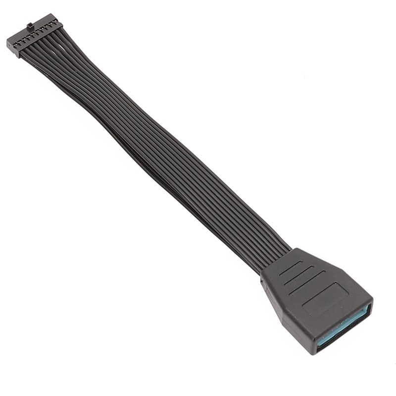 速发.0扩展线1i口Pci-e针p针一分一黑 排线20针一对一电脑