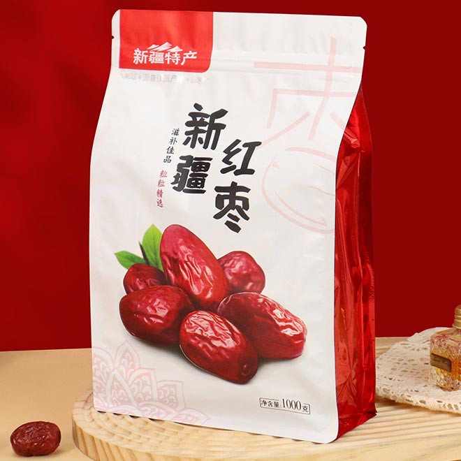 宝兆丰精选新疆红枣1000g大枣枣子一级优质大枣子红枣干果特产