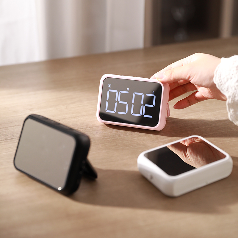 充电电子计时器儿童学习专用时间管理静音学生自律磁吸厨房倒提醒