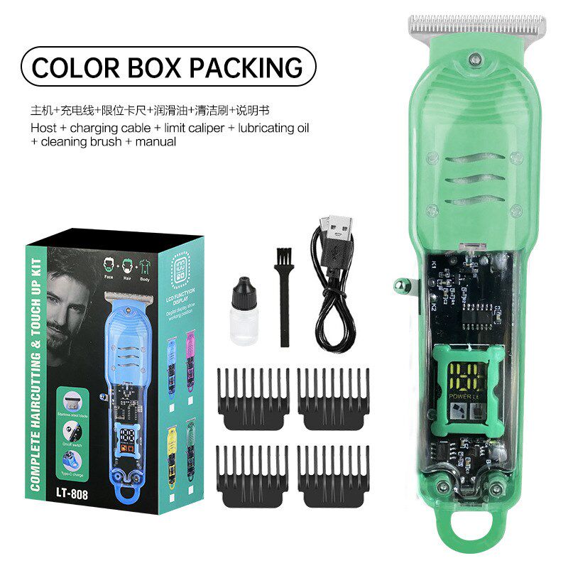 透明理发器电推剪发廊专用剃头发电推子家用剪头发电动剃头刀理发