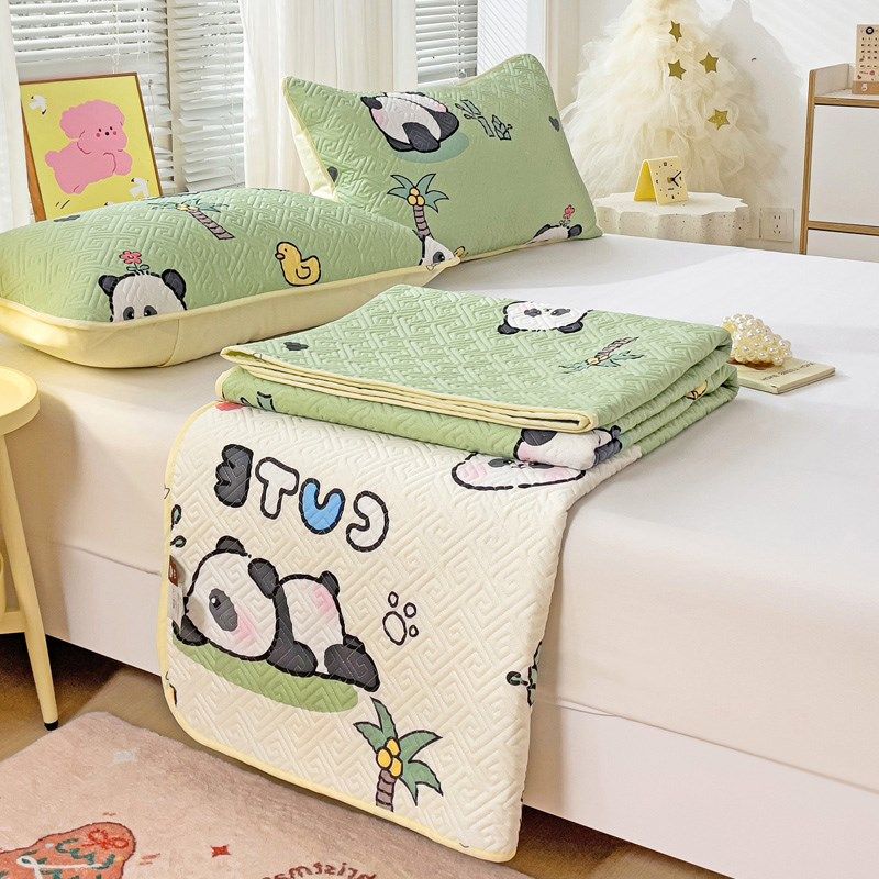 可定制A类双面纯棉床盖榻榻米炕盖夹棉绗缝加厚床单全棉大床炕单