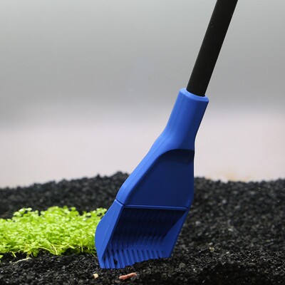 清洁鱼缸清洁刷刮藻刀网清洁水草夹平沙铲五合一刷子水族清洁7633