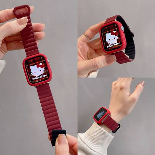 适用华为fit4/fit3手表带磁吸硅胶watchfit2保护壳运动fit1腕带
